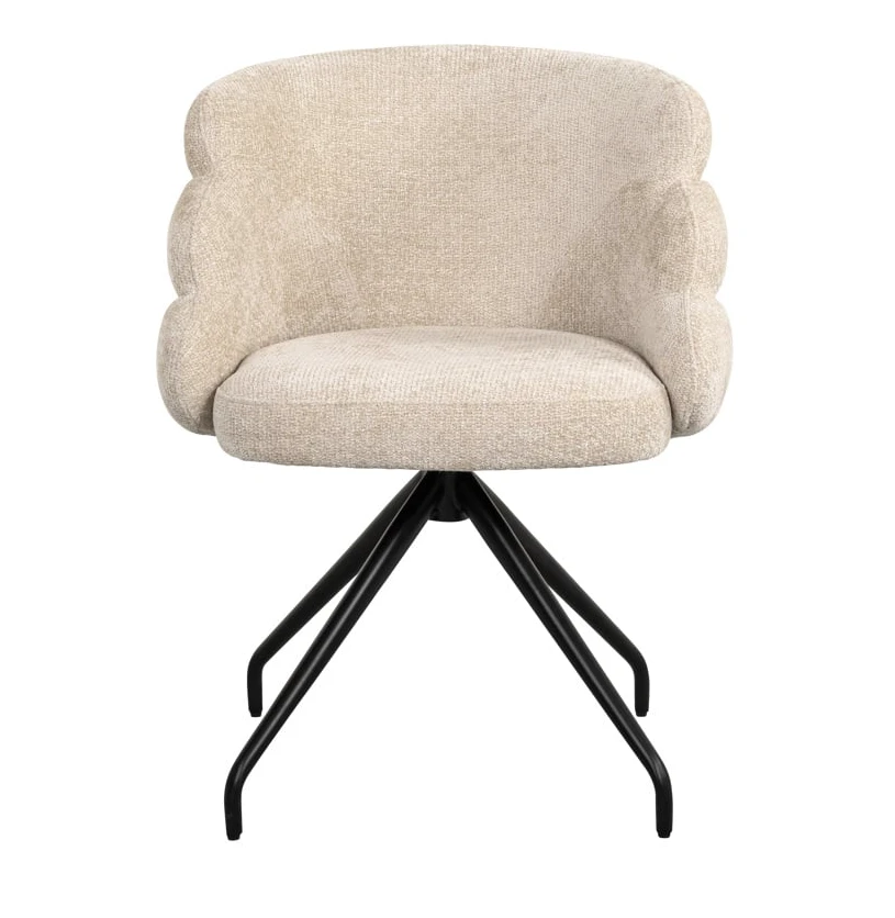 Draaistoel Kayla Cream by Richmond Interiors