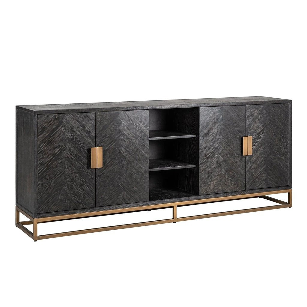 Dressoir Blackbone Brass 4 deuren by Richmond Interiors