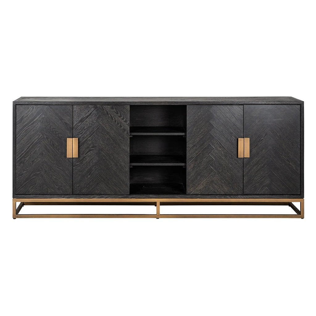 Dressoir Blackbone Brass 4 deuren by Richmond Interiors