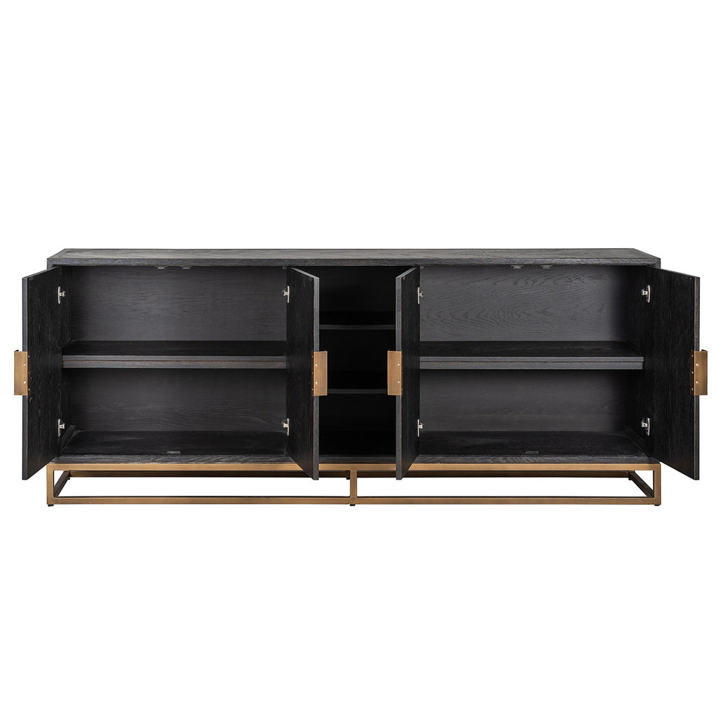 Dressoir Blackbone Brass 4 deuren - depauwwonen