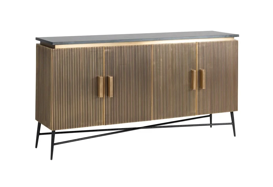 Dressoir Ironville Goud - 4 deuren by Richmond Interiors