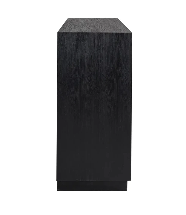 Dressoir Oakura zwart - 3 deuren by Richmond Interiors