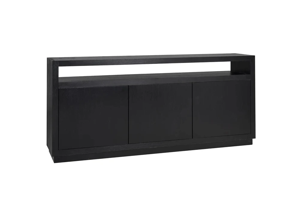 Dressoir Oakura zwart - 3 deuren by Richmond Interiors