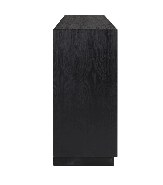 Dressoir Oakura zwart - 4 deuren by Richmond Interiors