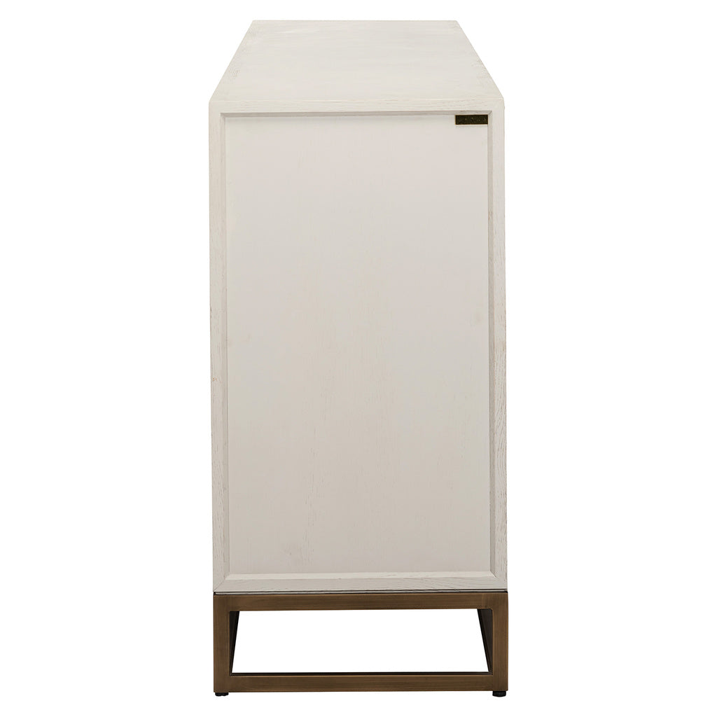 Dressoir Whitebone Messing 4-deuren - depauwwonen
