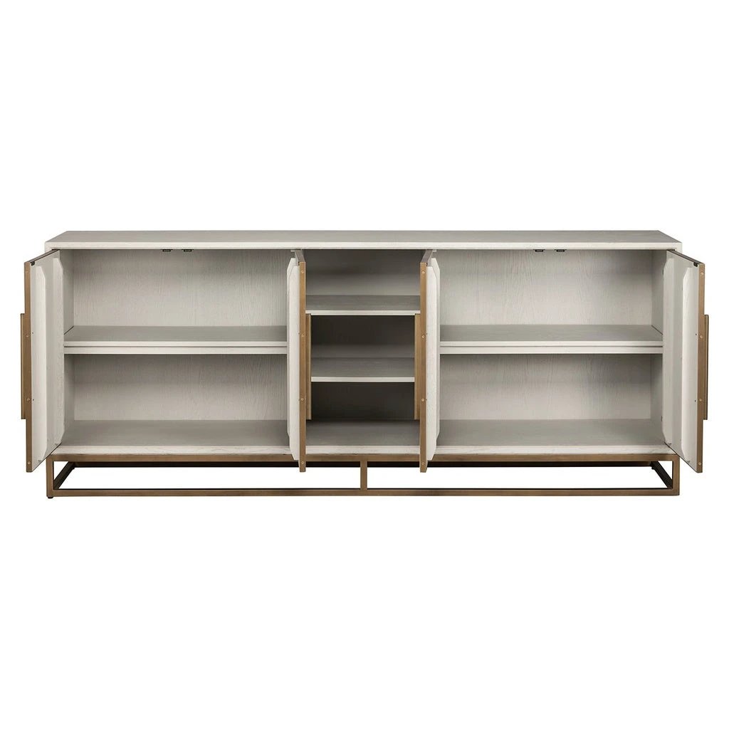 Dressoir Whitebone Messing 4-deuren by Richmond Interiors