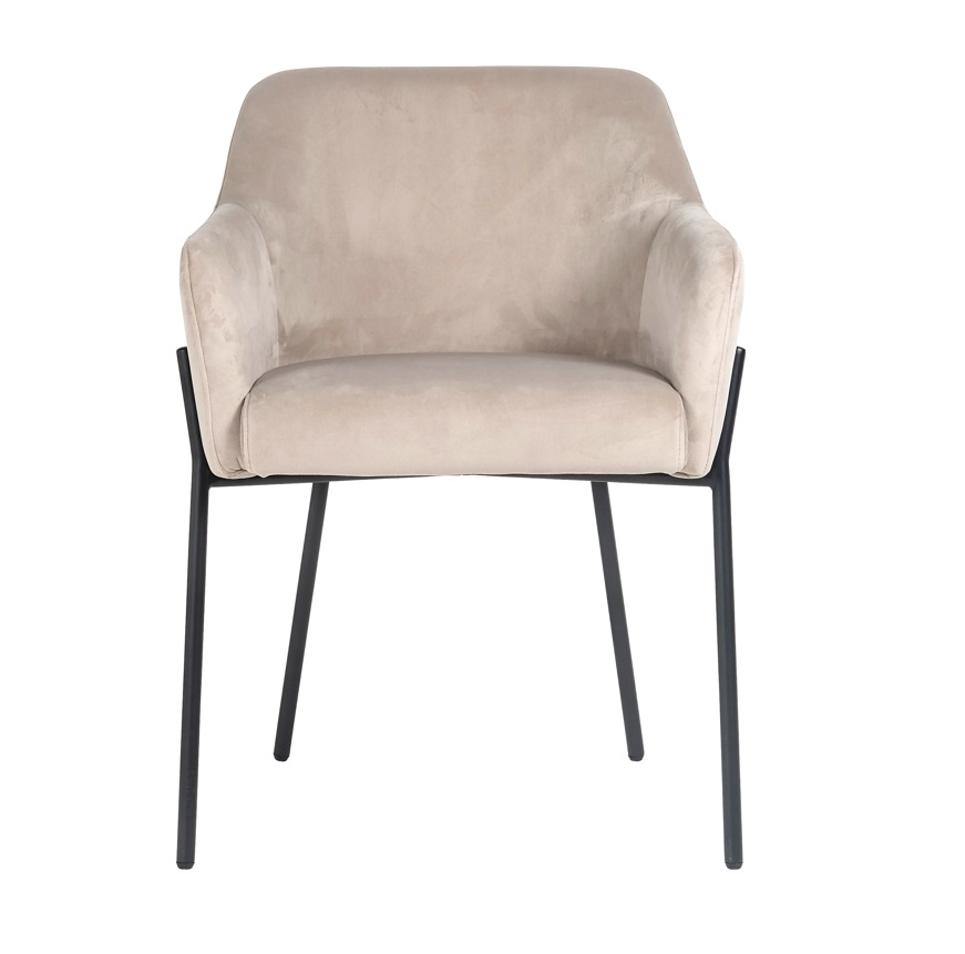 Eetkamerstoel Fay Khaki Velvet by Richmond Interiors