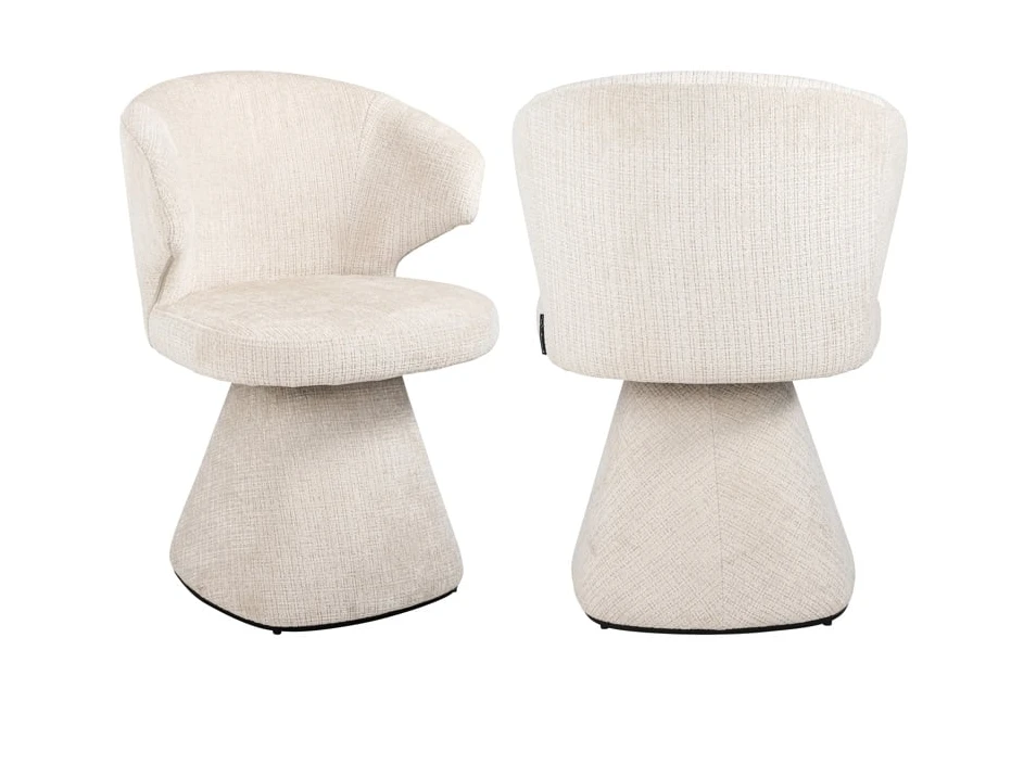 Eetkamerstoel Gatsbi Beige Chenille brandvertragend by Richmond Interiors