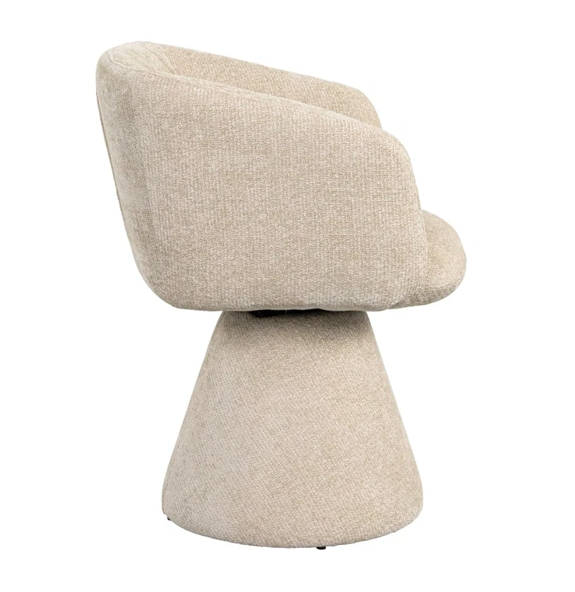Draai Eetkamerstoel Madeline Cream Unicorn by Richmond Interiors