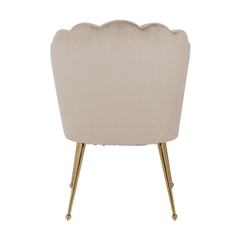 Eetkamerstoel Pippa Khaki Velvet Gold by Richmond Interiors