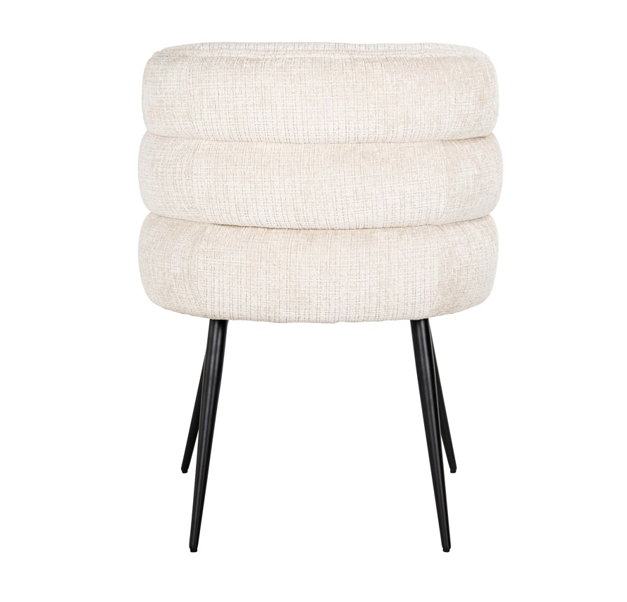 Eetkamerstoel Stella Beige Chenille - depauwwonen