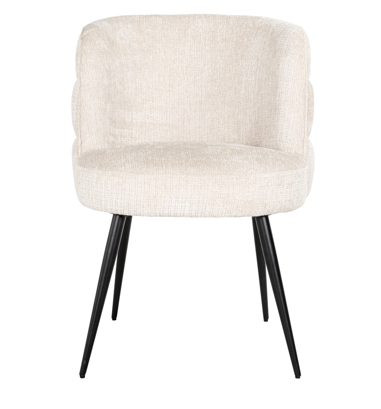 Eetkamerstoel Stella Beige Chenille - depauwwonen