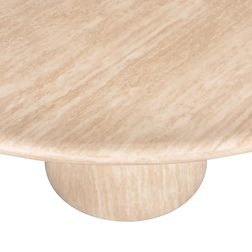 Eettafel Fictus Ø140 - beige by Richmond Interiors