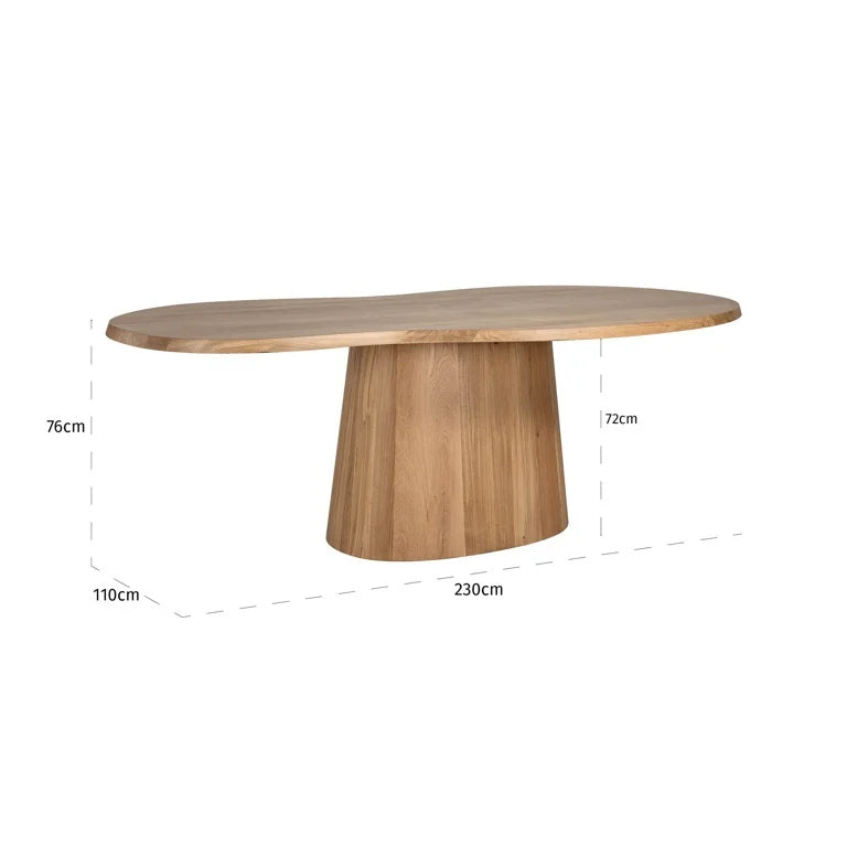 Eettafel Riva natural 230 - depauwwonen