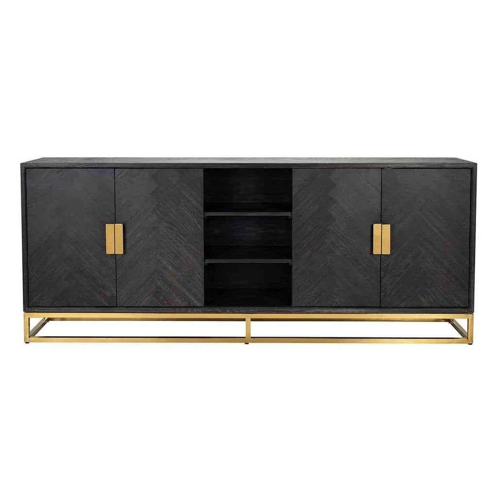Dressoir Blackbone Goud - 4-deurs by Richmond Interiors