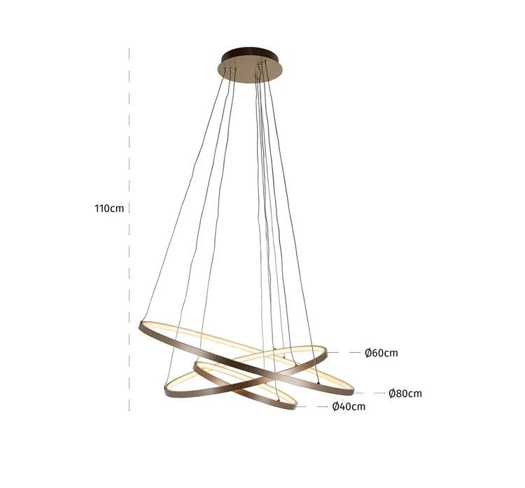 Kroonluchter Amira Goud by Richmond Interiors