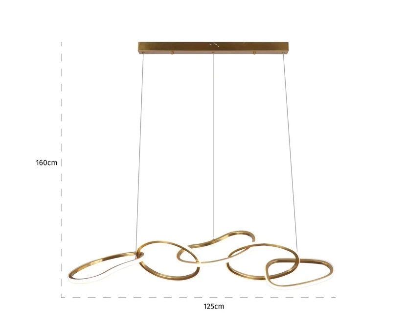 Hanglamp Flyn Goud by Richmond Interiors