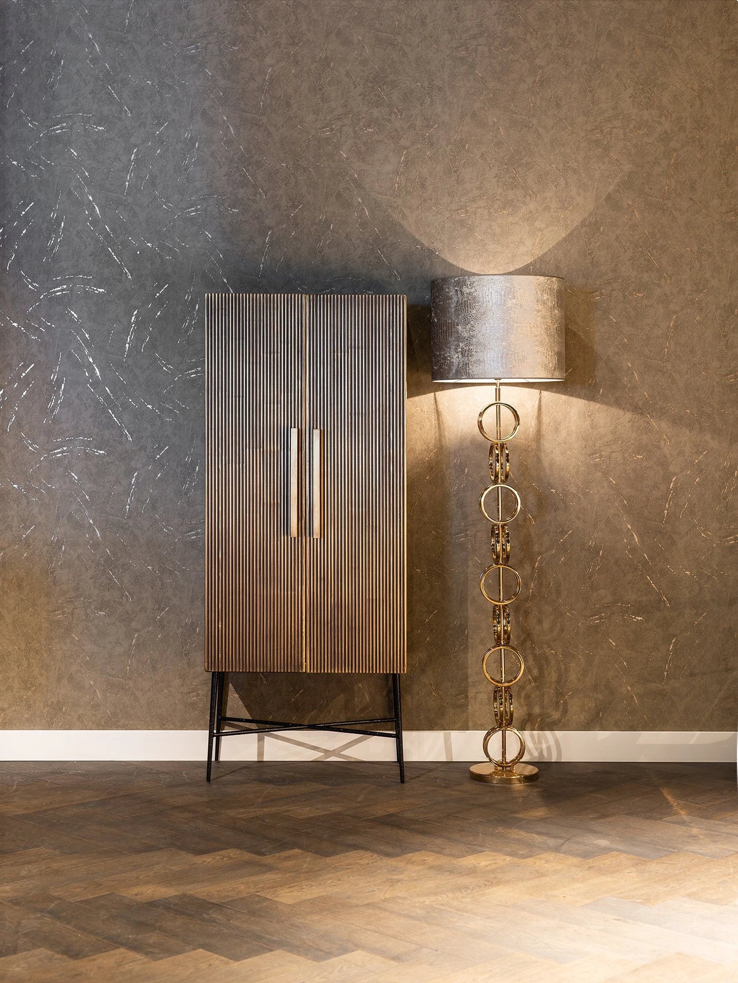 Kast Ironville Goud - 2 deuren by Richmond Interiors