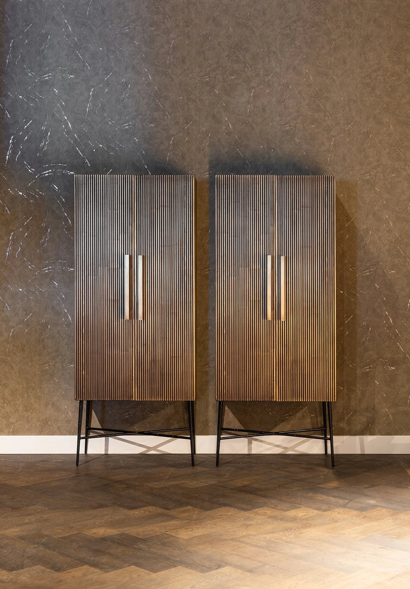 Kast Ironville Goud - 2 deuren by Richmond Interiors