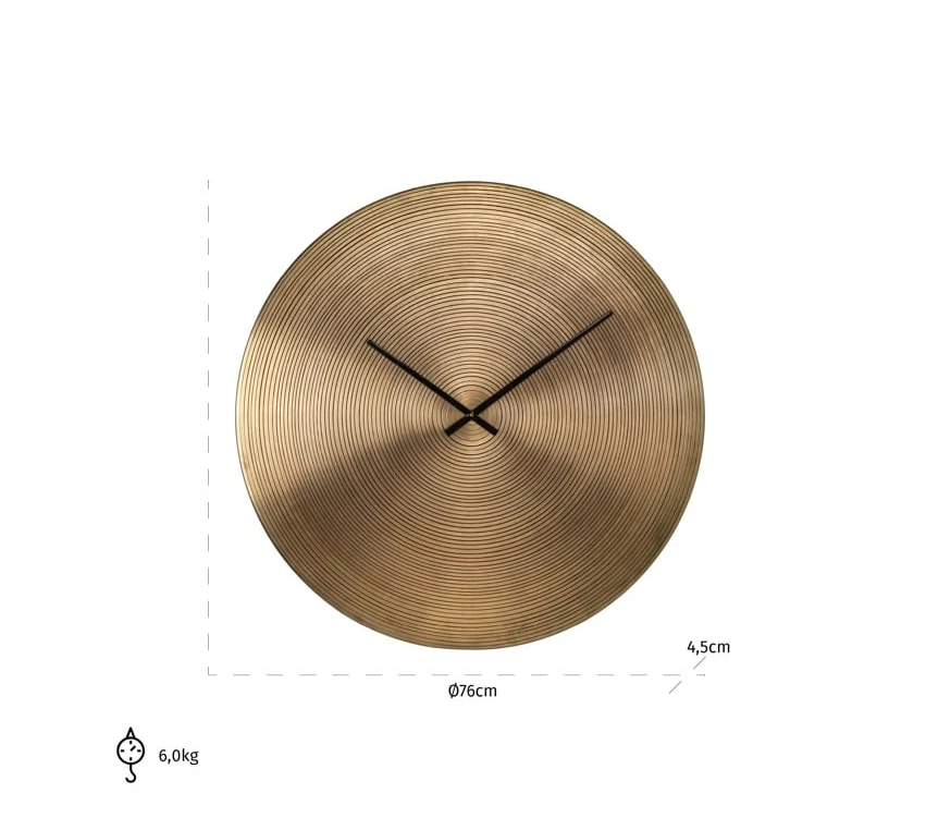 Klok Aden goud Ø76 cm by Richmond Interiors