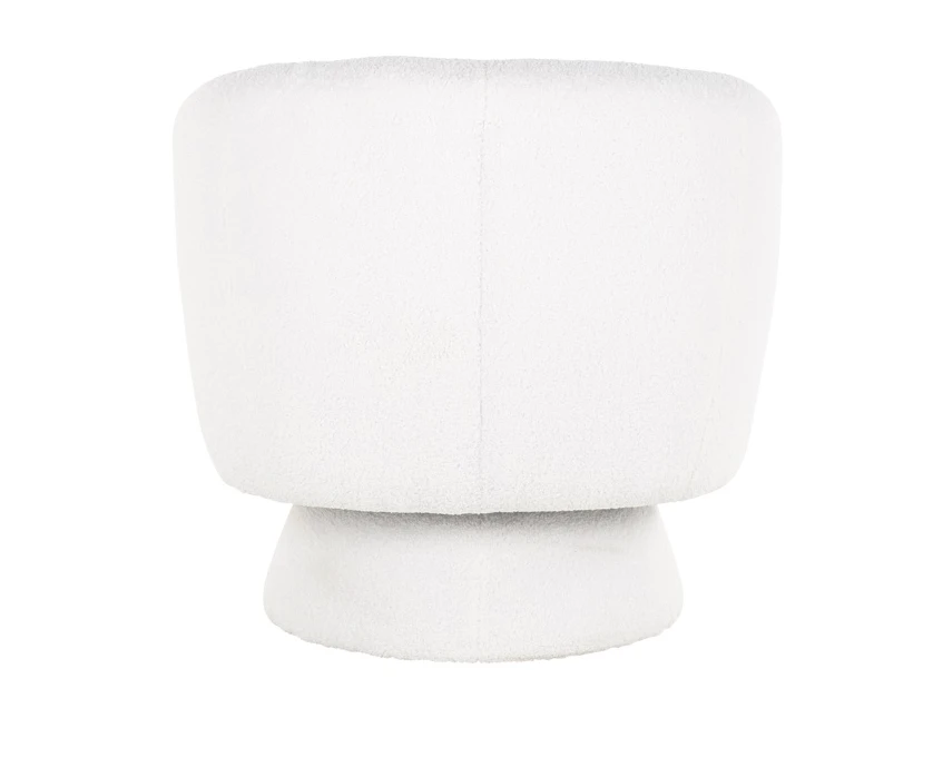 Lounge Stoel Senna White Furry by Richmond Interiors