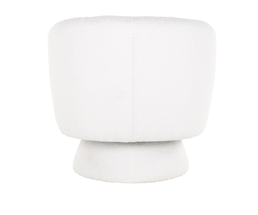 Lounge Stoel Senna White Furry - depauwwonen