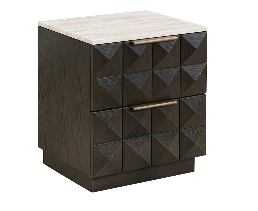 Nachtkastje Claremont - 2 Laden - depauwwonen