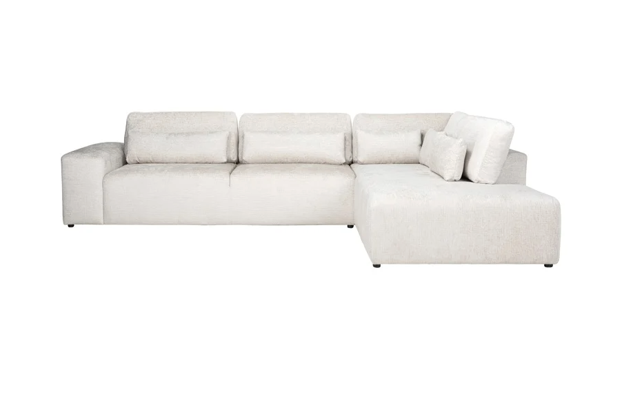 Sofa Lund 3 seater + ottoman links of rechts - depauwwonen