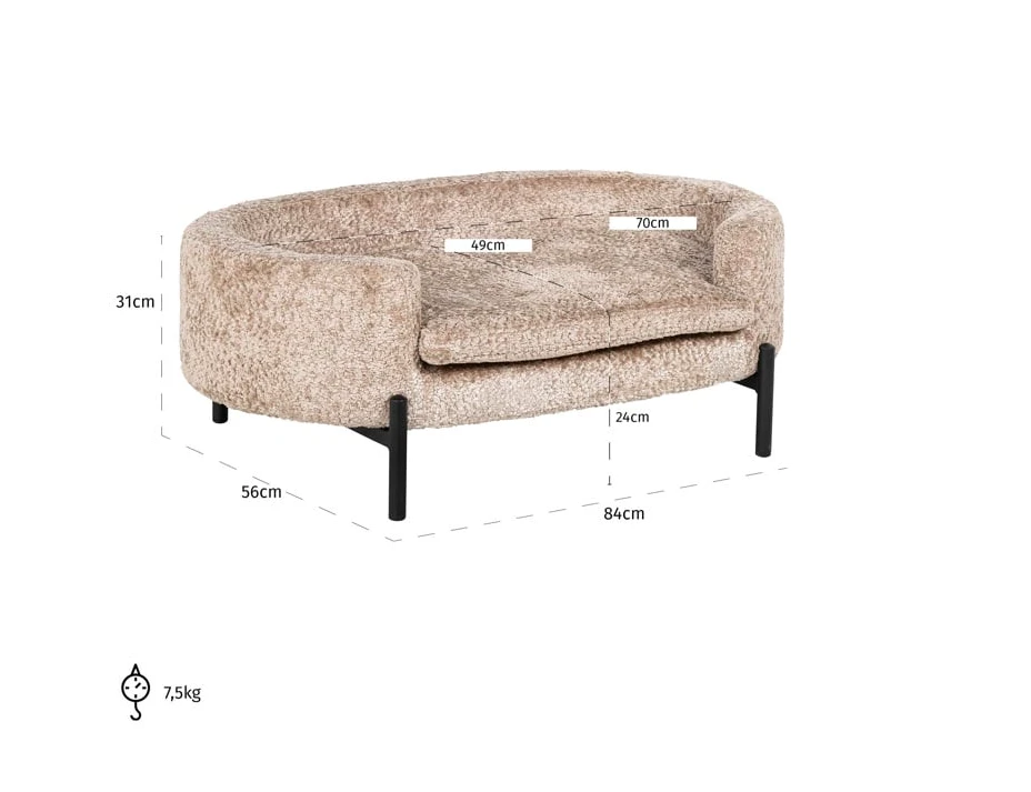 Huisdierenbed Dolly | nature sheep by Richmond Interiors