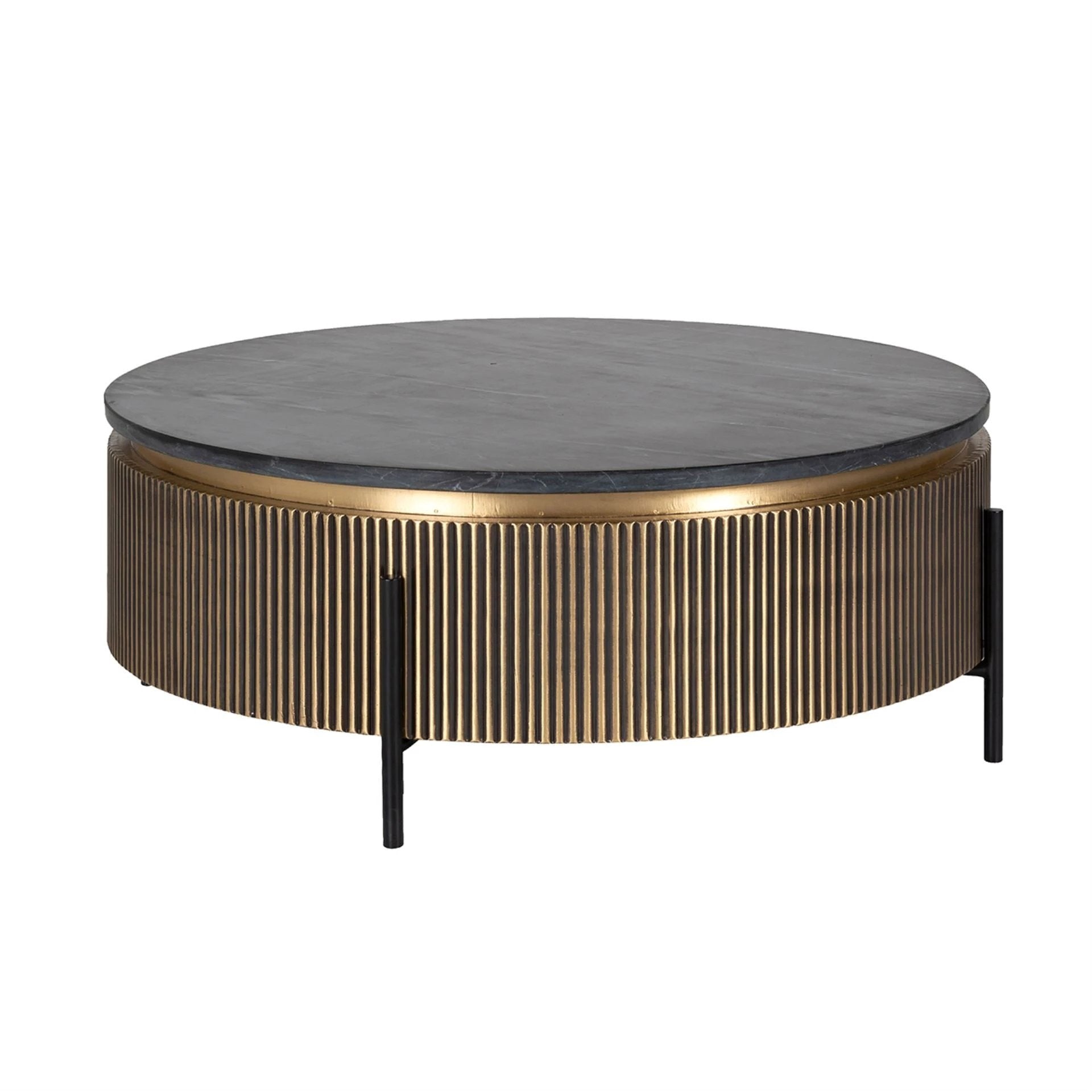 Salontafel Ironville 90Ø Goud by Richmond Interiors