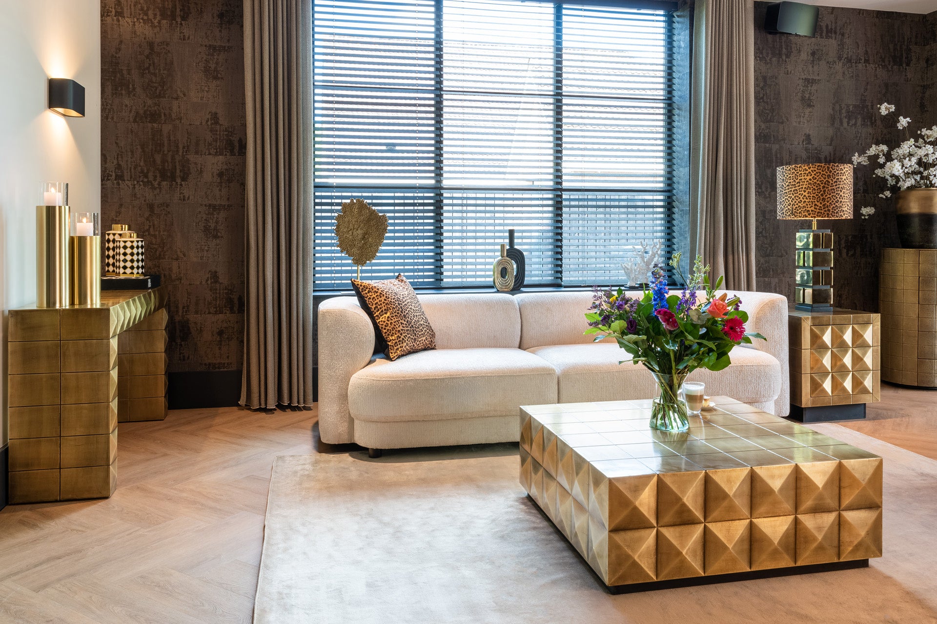 Salontafel Collada Goud - depauwwonen