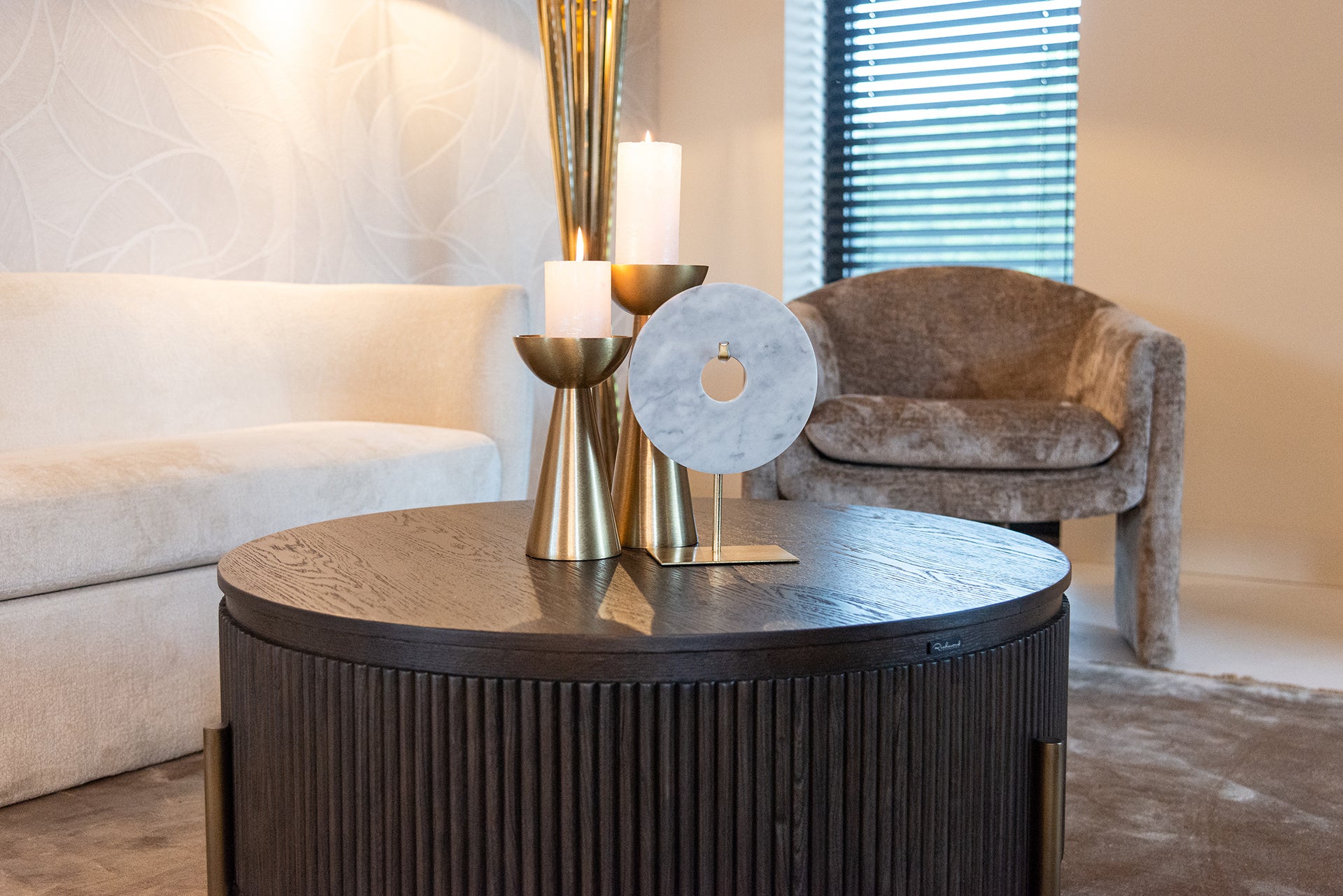 Salontafel Luxor 90Ø by Richmond Interiors