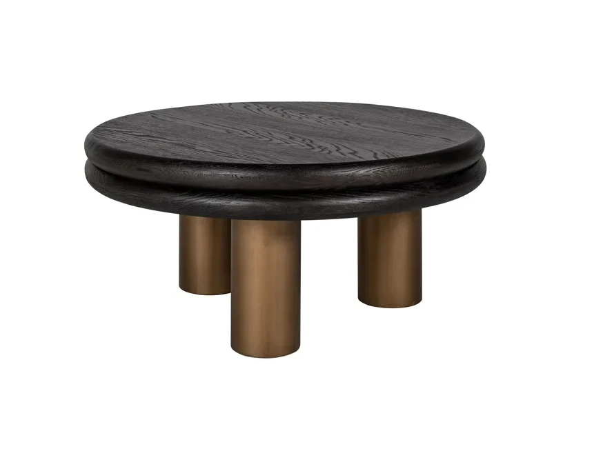 Salontafel Macaron rustiek zwart by Richmond Interiors