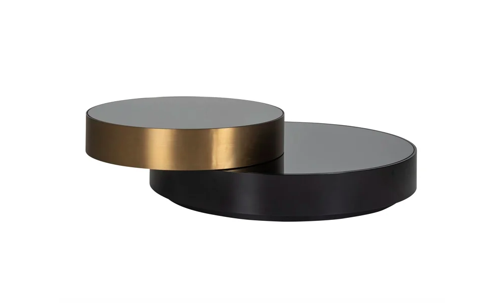 Alexander Jones Salontafel Slice Zwart Goud - depauwwonen