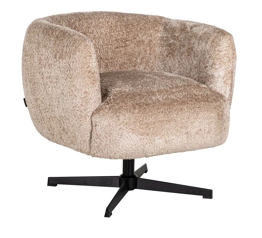 Draaifauteuil Estelle Sheep Nature by Richmond Interiors