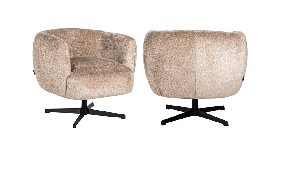Draaifauteuil Estelle Sheep Nature by Richmond Interiors