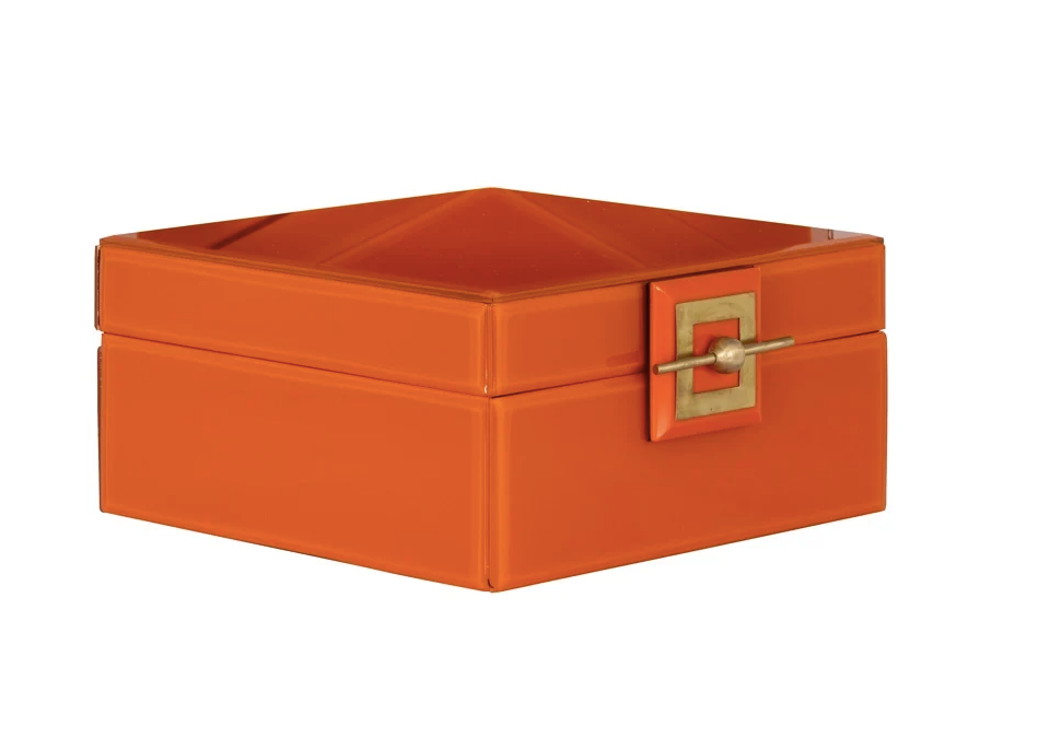 Sieraden Doos Bodine oranje - groot - depauwwonen