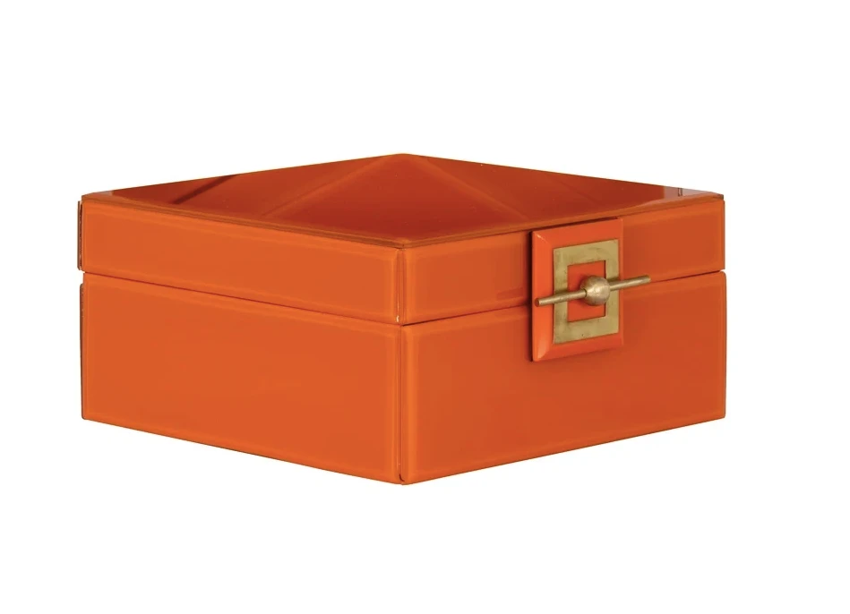 Sieraden Doos Bodine oranje - groot by Richmond Interiors