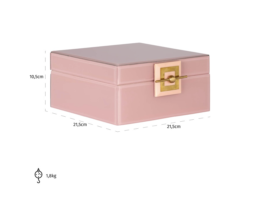 Sieraden Doos Bodine roze - groot - depauwwonen