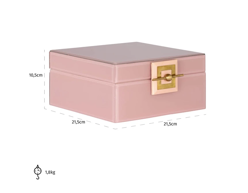 Sieraden Doos Bodine roze - groot by Richmond Interiors