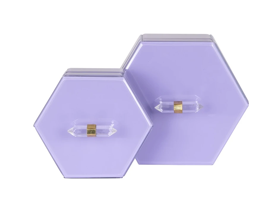 Sieraden Doos Jutta lila - groot by Richmond Interiors