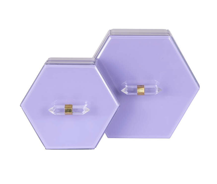 Sieraden Doos Jutta lila - klein - depauwwonen