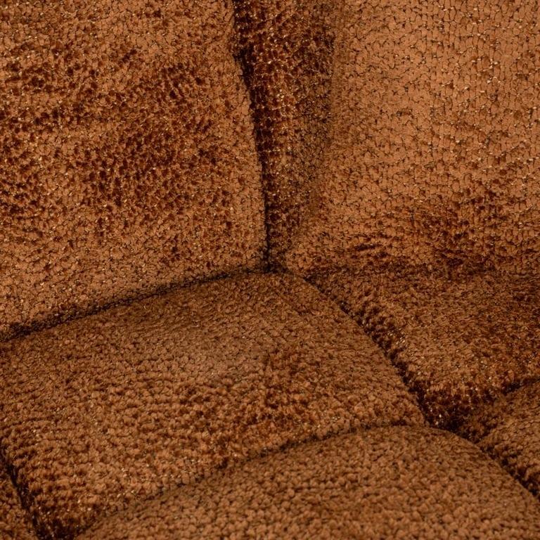 Sofa Cube Cinnamon 3-zits + lounge links by Richmond Interiors