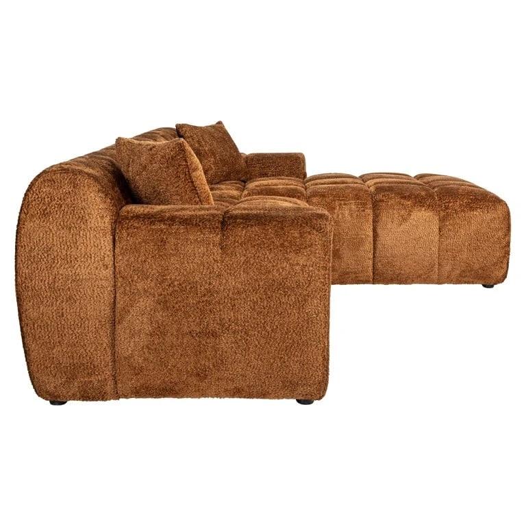 Sofa Cube Cinnamon 3-zits + lounge rechts by Richmond Interiors