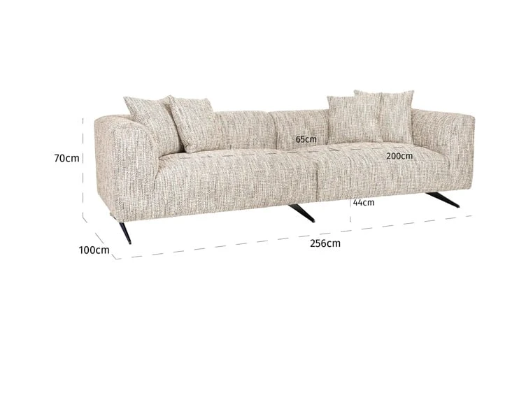 Sofa Hoxton 3 Seater Trendy Nature | Studio Special, 1 beschikbaar by Richmond Interiors