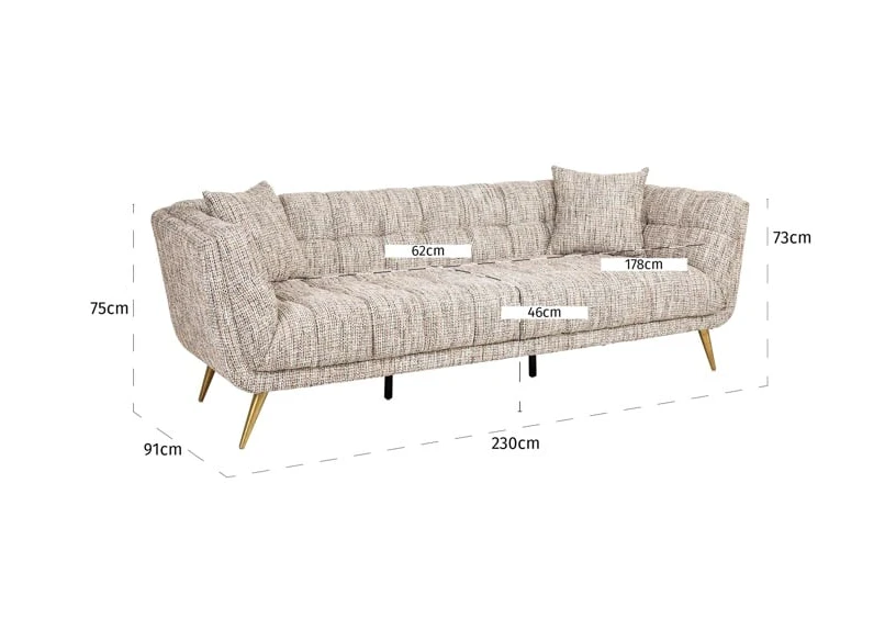 Sofa Huxley Trendy Nature by Richmond Interiors