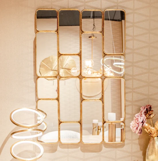 Spiegel Birche Goud by Richmond Interiors