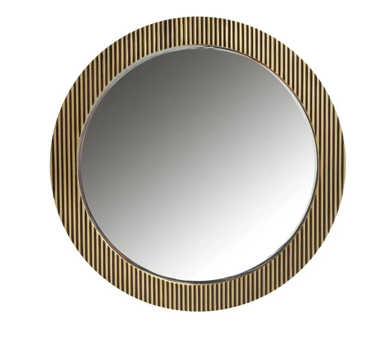 Spiegel Ironville Rond Goud by Richmond Interiors
