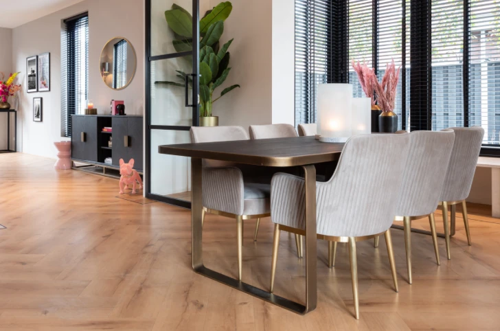 Spiegel Maevy Goud 110Ø by Richmond Interiors