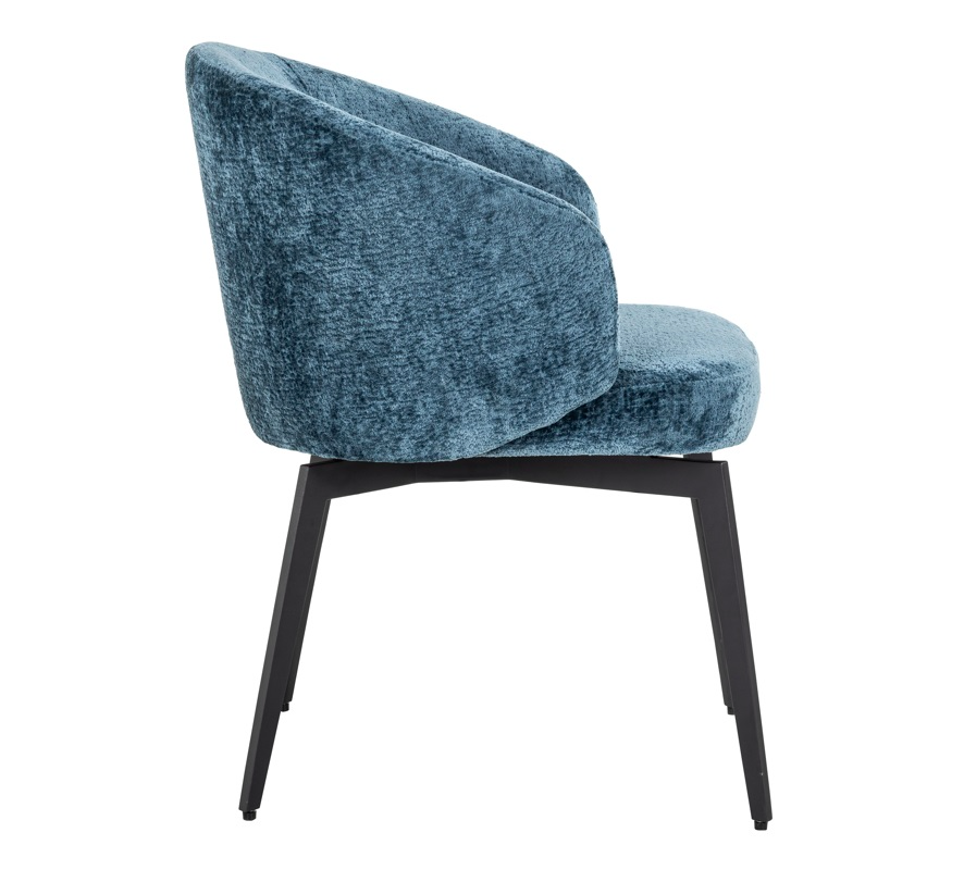 Stoel Amphara Blue Chenille - depauwwonen